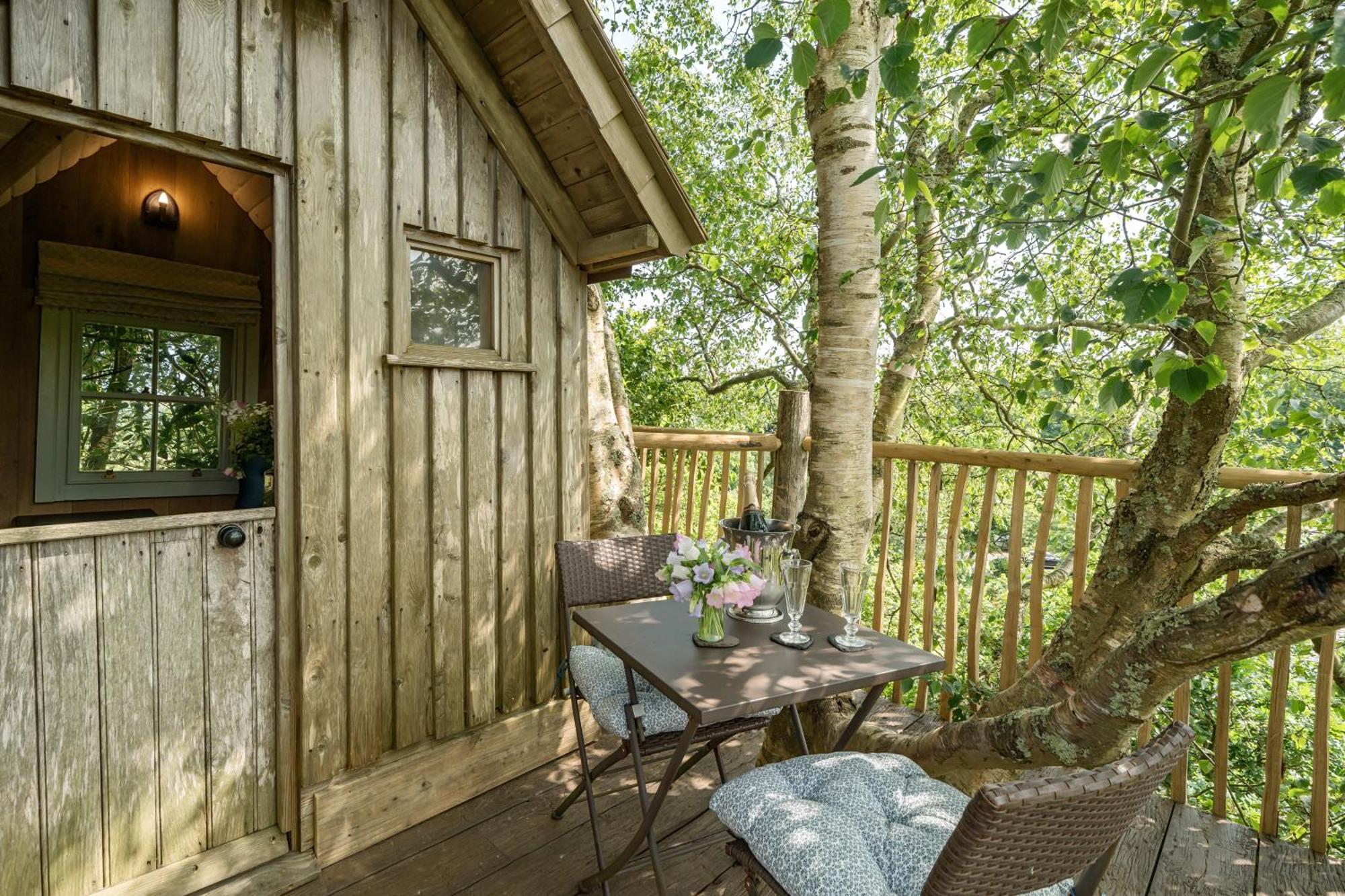 The Treehouse At Salcombe Farm Villa Dış mekan fotoğraf